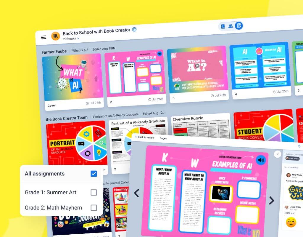 Featured image for “Class View comes to Book Creator”